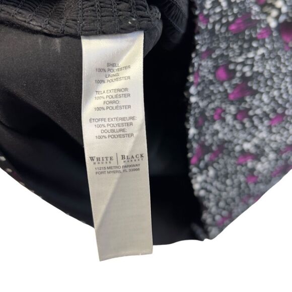 White House Black Market elastic back Black Tank Top small - Picture 9 of 10